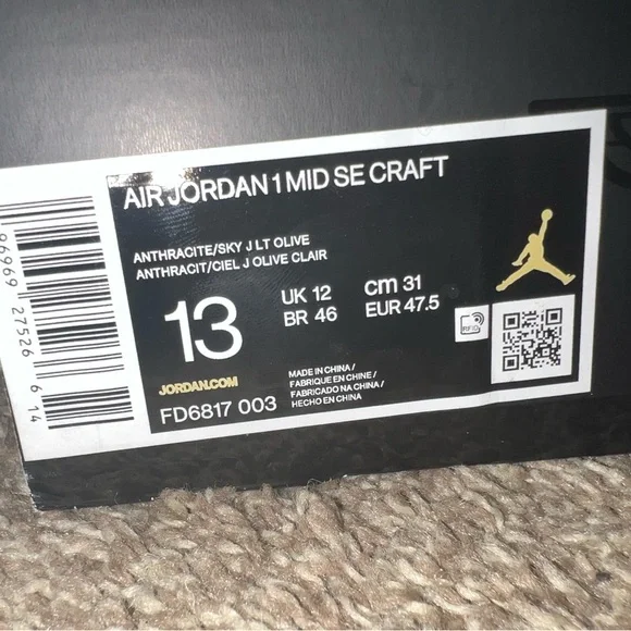 Size 13 Jordan Ones - Picture 1 of 5